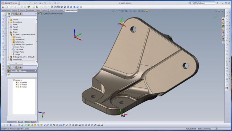 Solidcam карта наладки